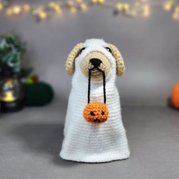 Ghost Puppy Crochet Pattern etsy