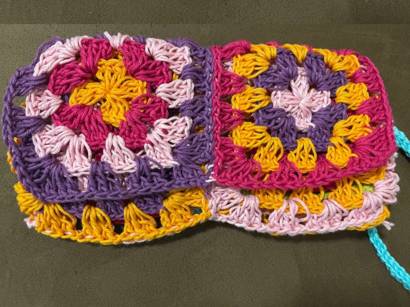 crochet granny fest pouch test divya
