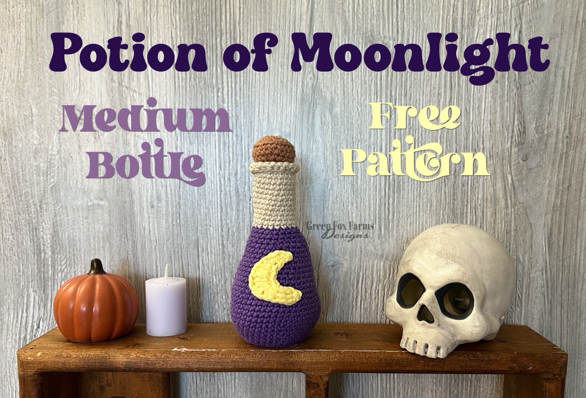 crochet poition bottle moonlight Medium free