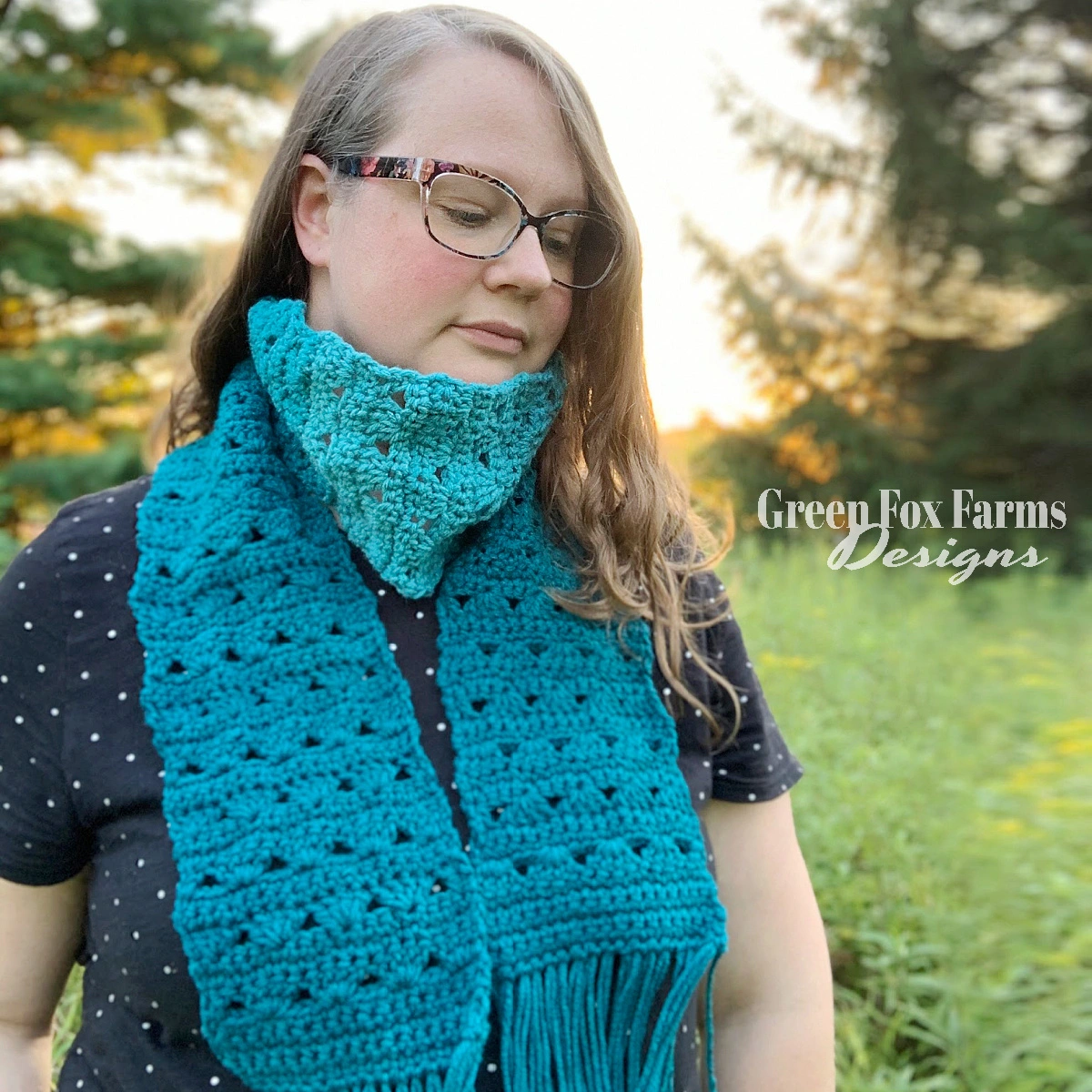 Hopscotch book sleeve pattern by Green Fox Farms Designs