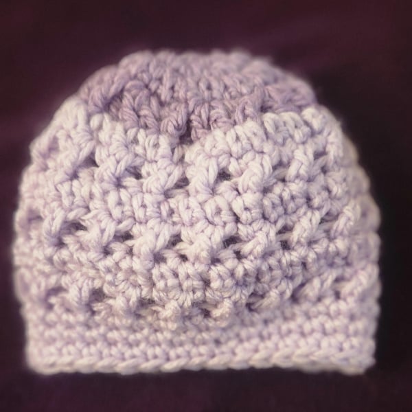 crochet 1 hops preemie hat test lindsay