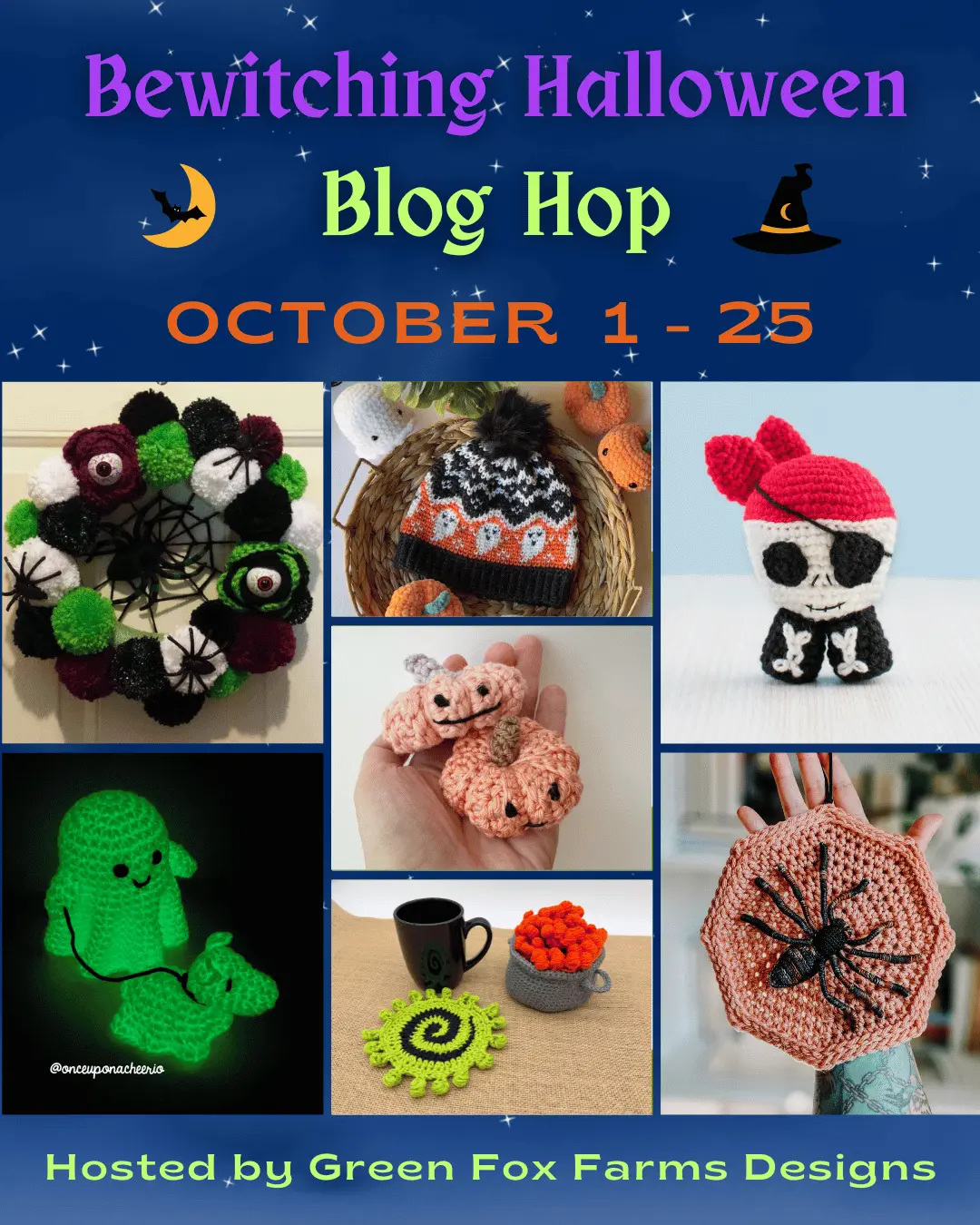 fathers day crochet patterns blog hop collage of images