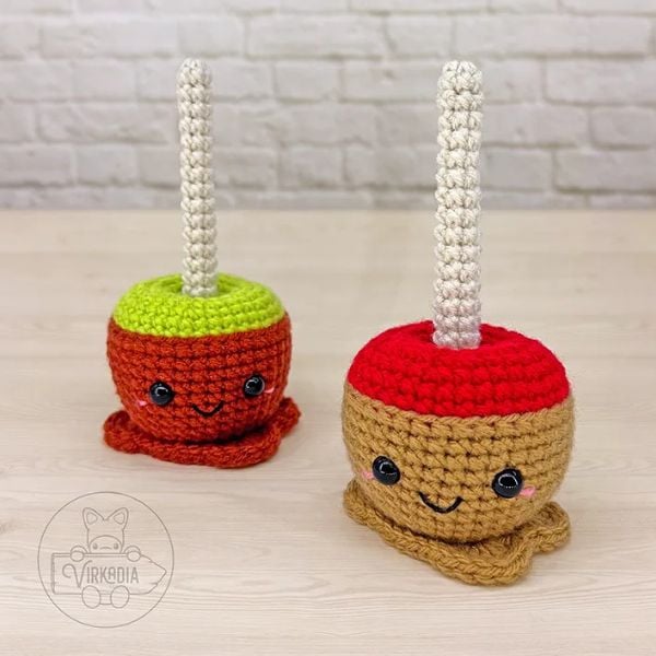 Candy Apple Free Crochet Pattern by Virkadia