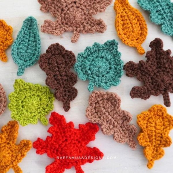 Crochet Autumn Leaves Pattern Collection by RaffCrochet Autumn Leaves Pattern Collection by RaffaCrochet Autumn Leaves Pattern Collection by Raffamusa Designsmusa Designsamusa Designs