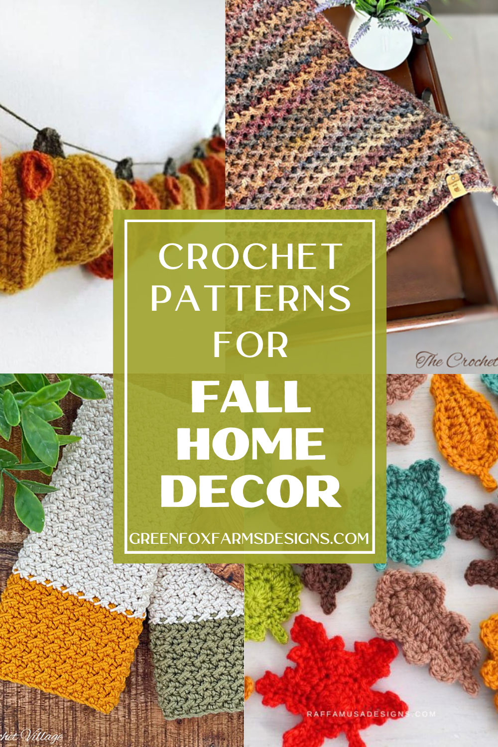 Fall Crochet Patterns for Home Decorating Fall Crochet Patterns for Home Decorating