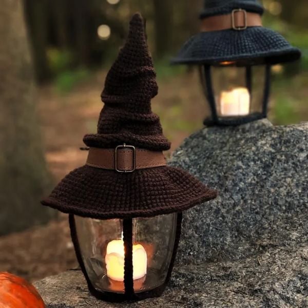 Witches Hat Lantern Crochet Pattern etsy