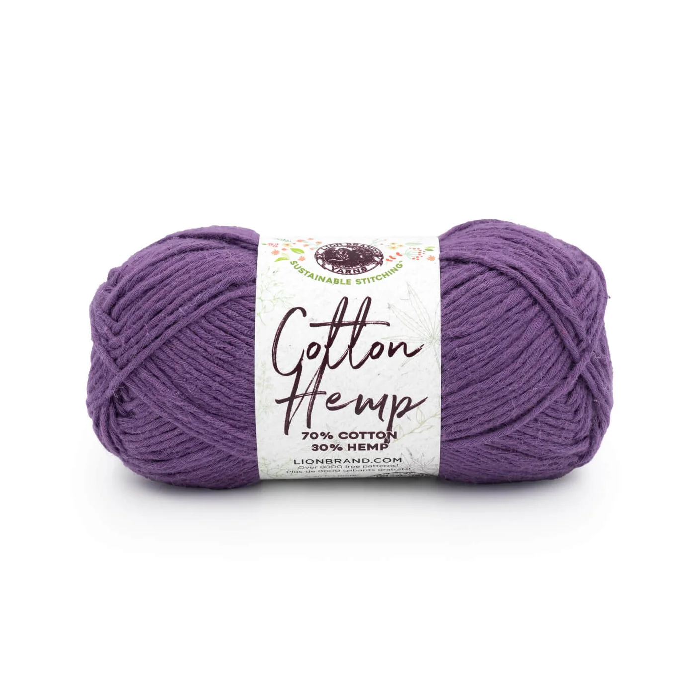 crochet lb cotton hemp aster