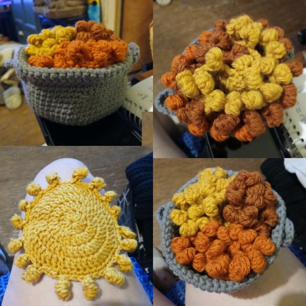 1 cauldron coaster test nikki crochet 1 cauldron coaster test nikki