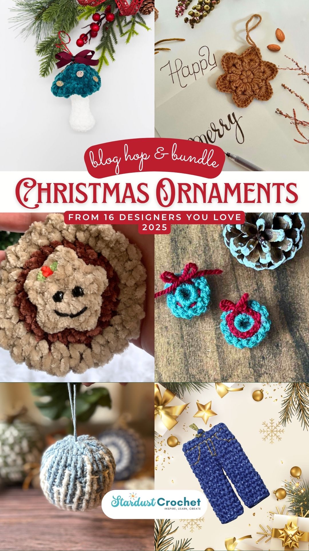 Christmas ornaments blog hop crochet Christmas ornaments blog hop