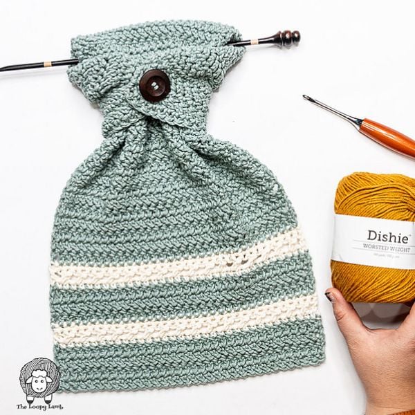 Easy Ava Dish Towel Pattern by The Loopy Lamb Easy Ava Dish Towel Pattern by The Loopy Lamb