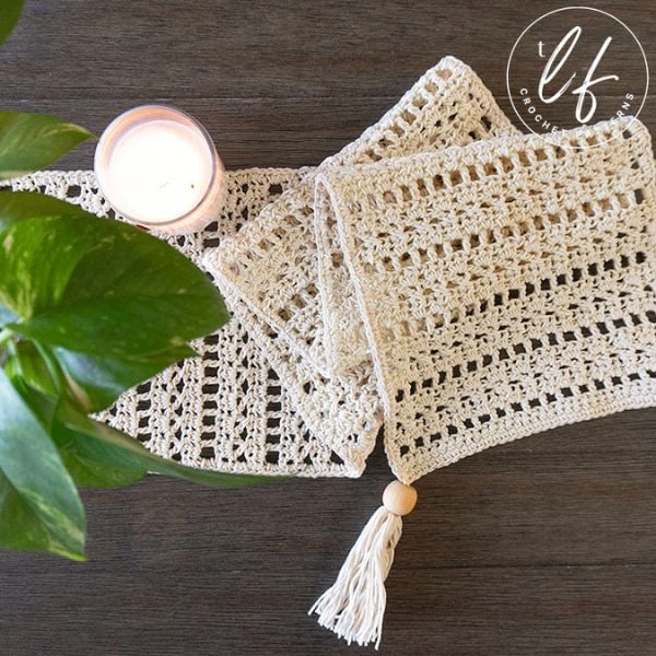 Wildflower Meadow Table Runner Pattern by The Loophole Fox Wildflower Meadow Table Runner Pattern by The Loophole Fox