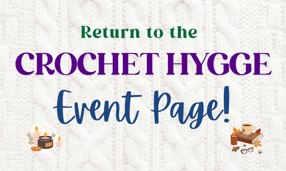CHH Return to Event Button crochet CHH Return to Event Button
