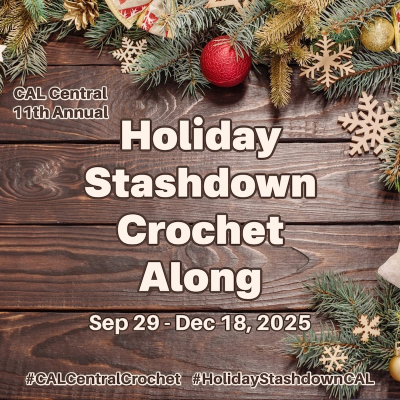 Holiday Stashdown square 2025 crochet Holiday Stashdown square 2025