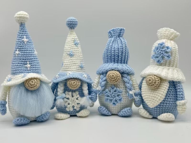 Winter Gnomes Crochet Patterns by Crochet Gnome Mania 1