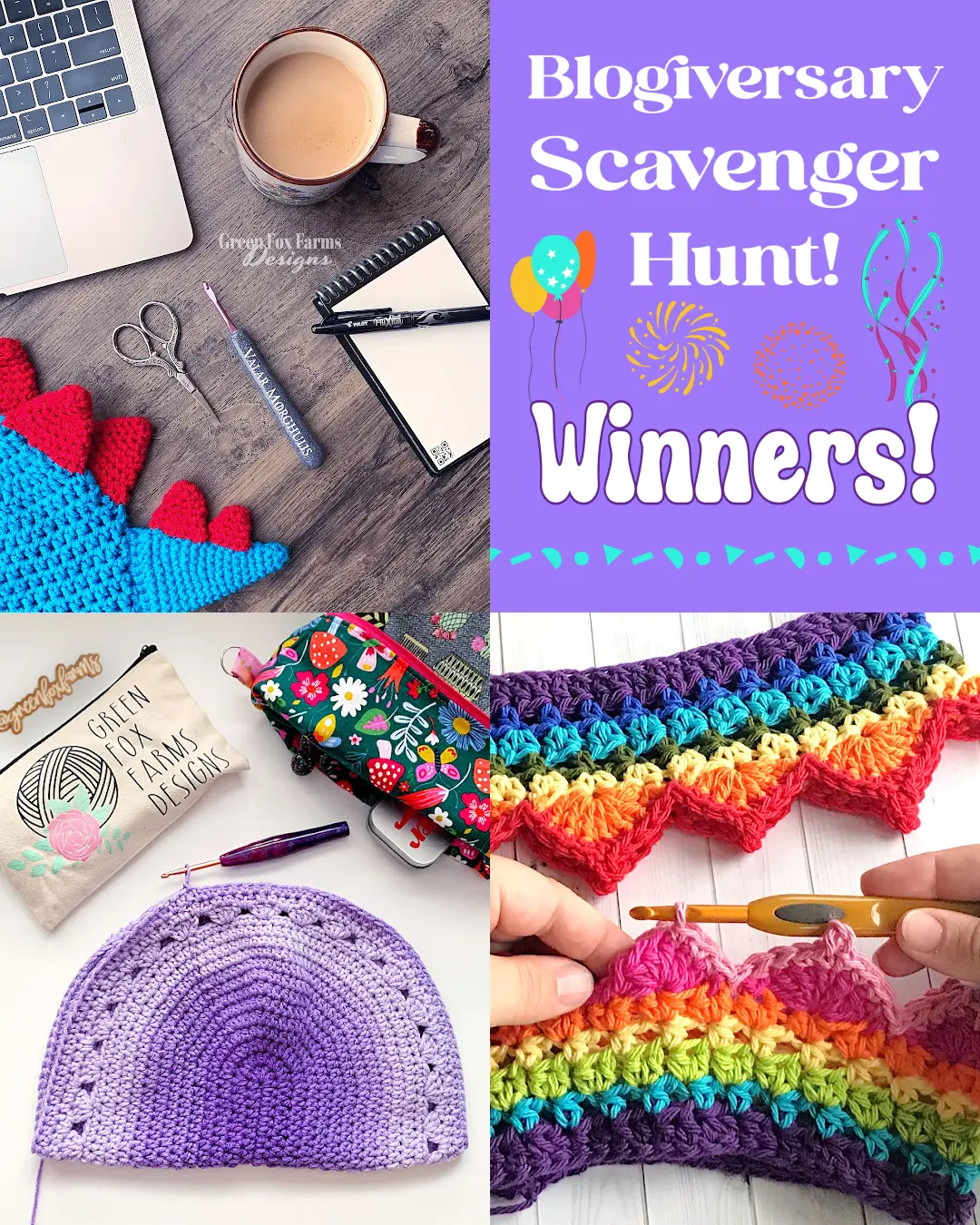 crochet birthday scavenger hunt social day 1 25 6