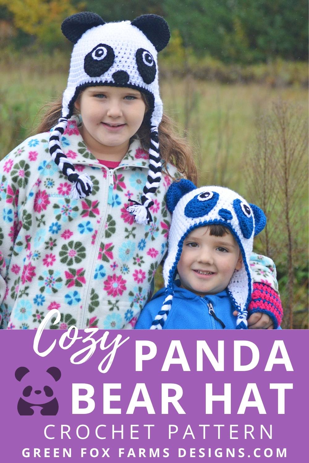 crochet panda bear hat pin 4