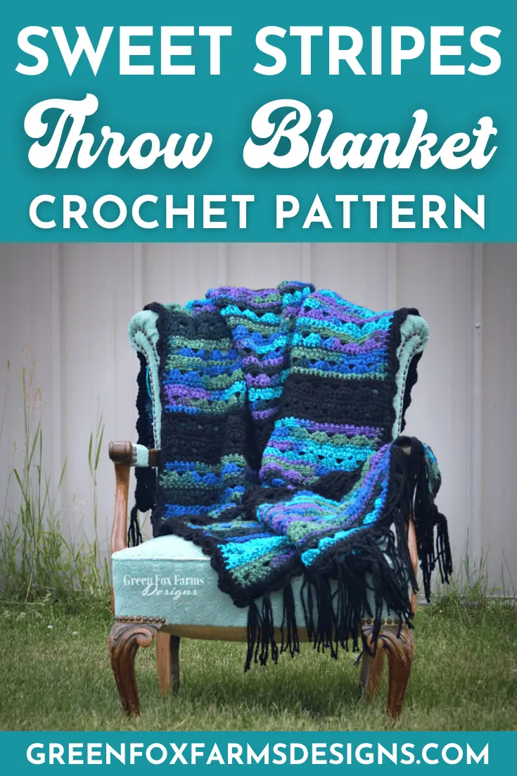 Beautiful Sweet Stripes Stockings in Red, Green, and Purple. Create your own handmade stockings with this crochet Christmas Stocking tutorial. Crochet a Stocking in Small, Medium, or Large sizes with this farmhouse Christmas Stocking crochet pattern by greenfoxfarmsdesigns.com