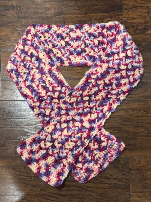 Beautiful Sweet Stripes Stockings in Red, Green, and Purple. Create your own handmade stockings with this crochet Christmas Stocking tutorial. Crochet a Stocking in Small, Medium, or Large sizes with this farmhouse Christmas Stocking crochet pattern by greenfoxfarmsdesigns.com