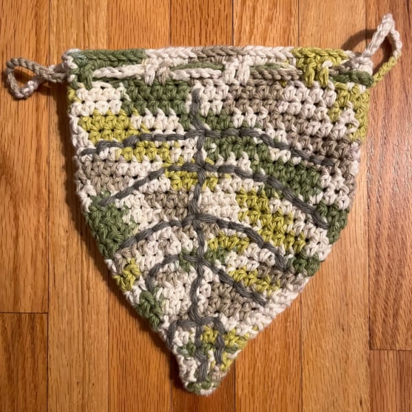 crochet 1 leaf bag test chris