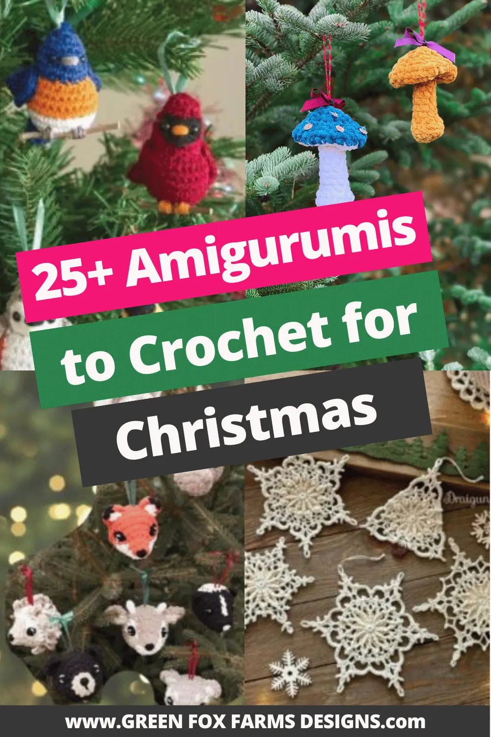 crochet Crochet Christmas Amigurumi Patterns Etsy Roundup by Green Fox Farms Designs © 2025 Pin 1