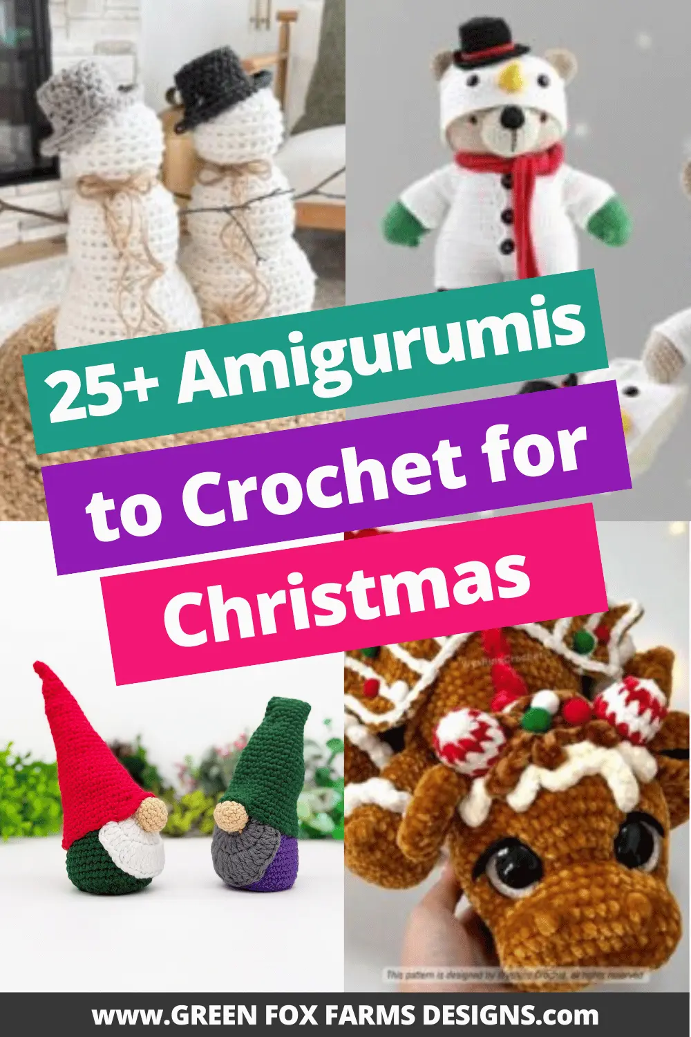 crochet Crochet Christmas Amigurumi Patterns Etsy Roundup by Green Fox Farms Designs © 2025 Pin 6