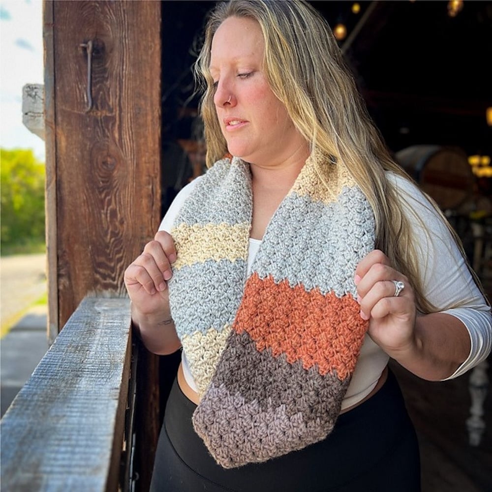 Hearthside Cowl Reading pillow pattern by Sunflower Cottage Crochet