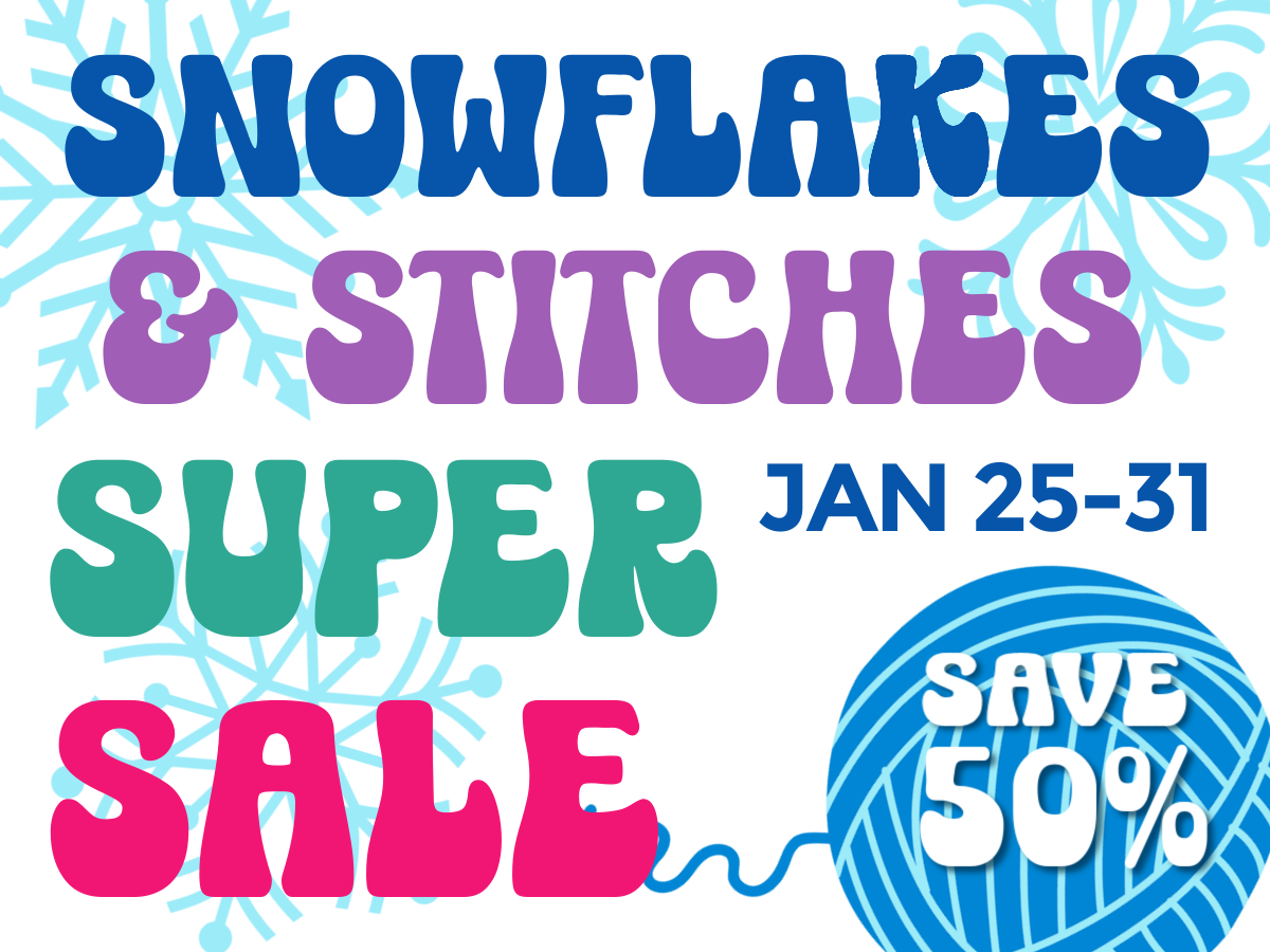 crochet snowflakes stitches sale event 1