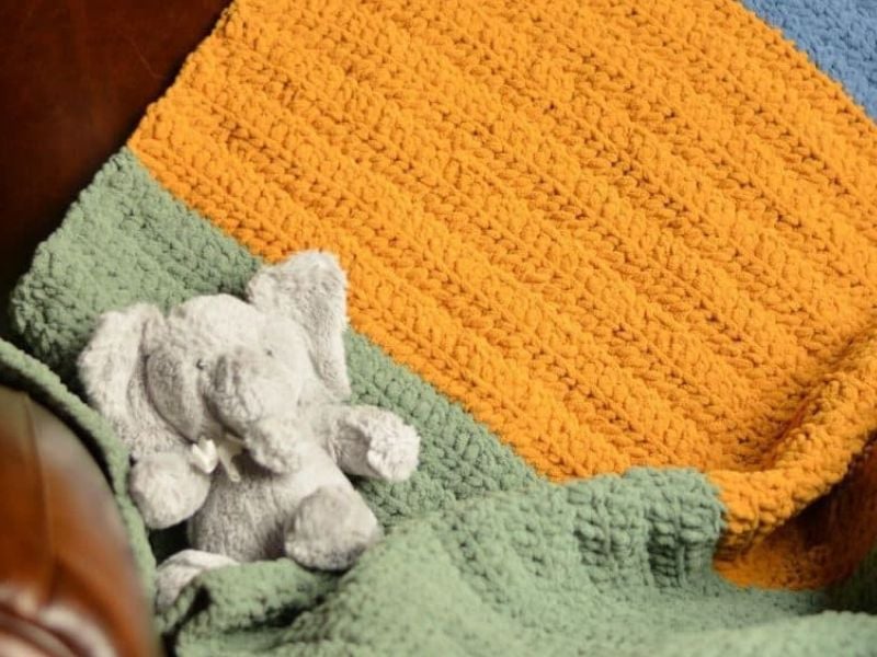 Color Block Blanket by Remington Lane Crochet (1)