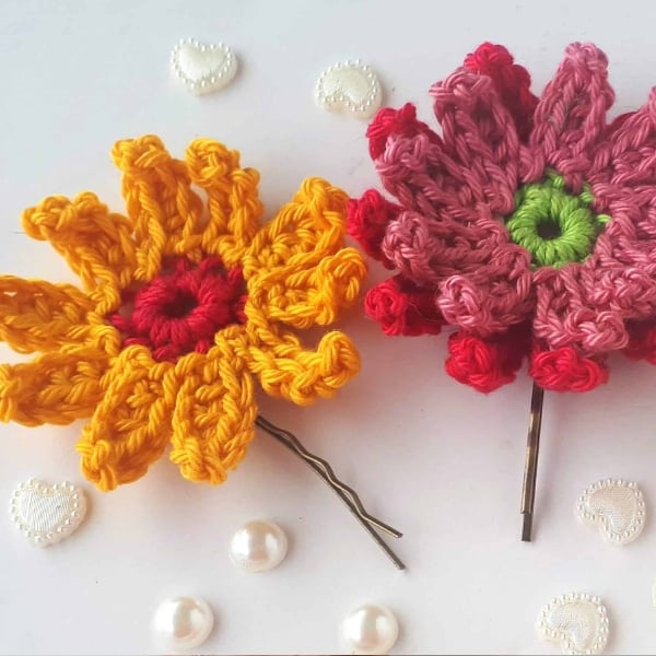 Gerbera Crochet Flowers by Annie Design Crochet Gerbera Crochet Flowers by Annie Design Crochet