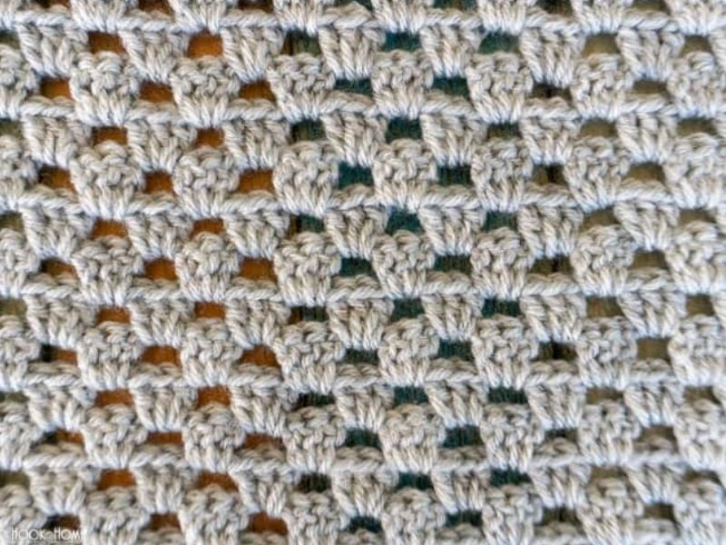 Granny Stitch by Heart Hook Home Easy Beginner Tutorial. Mindless Crochet Stitch Pattern