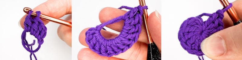 crochet calli coasters round 1 tute