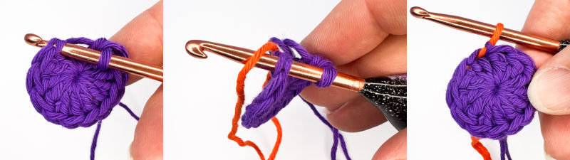 crochet calli coasters round 1.2