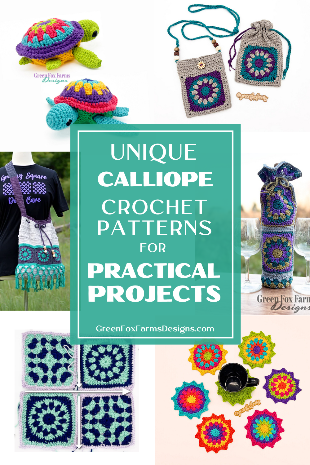 unique Calliope free crochet patterns for practical projects