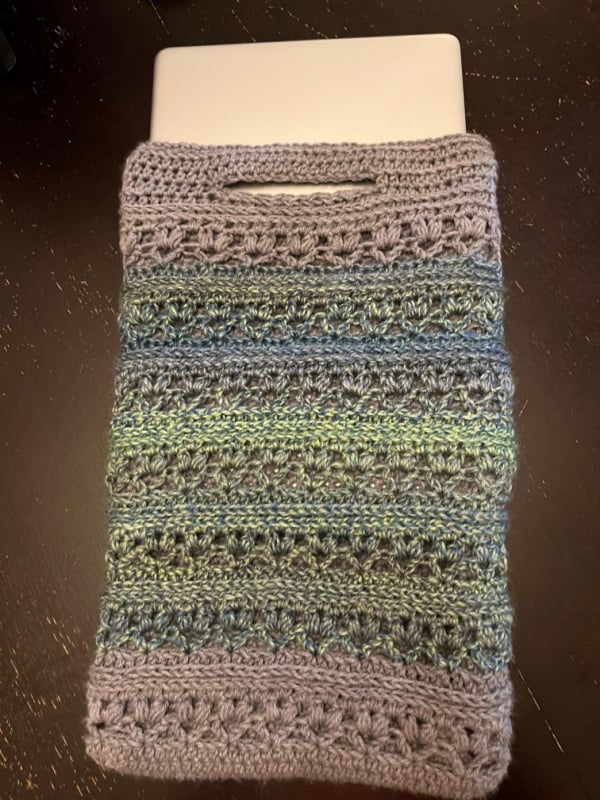 Beautiful Sweet Stripes Stockings in Red, Green, and Purple. Create your own handmade stockings with this crochet Christmas Stocking tutorial. Crochet a Stocking in Small, Medium, or Large sizes with this farmhouse Christmas Stocking crochet pattern by greenfoxfarmsdesigns.com