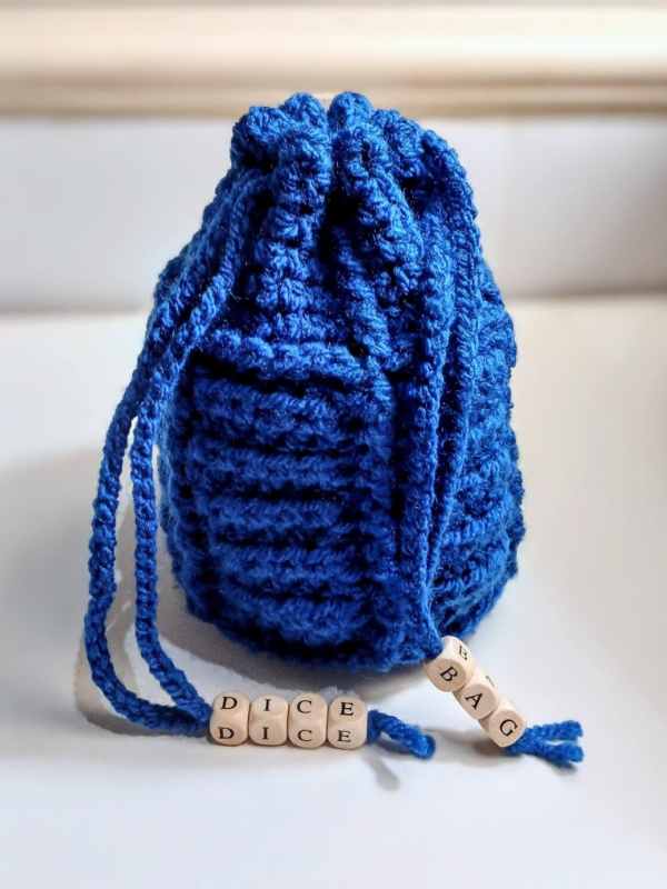 Icicle Crochet Dice Bag Pattern Free (Skadi Ice Crystal Pouch) • Green ...