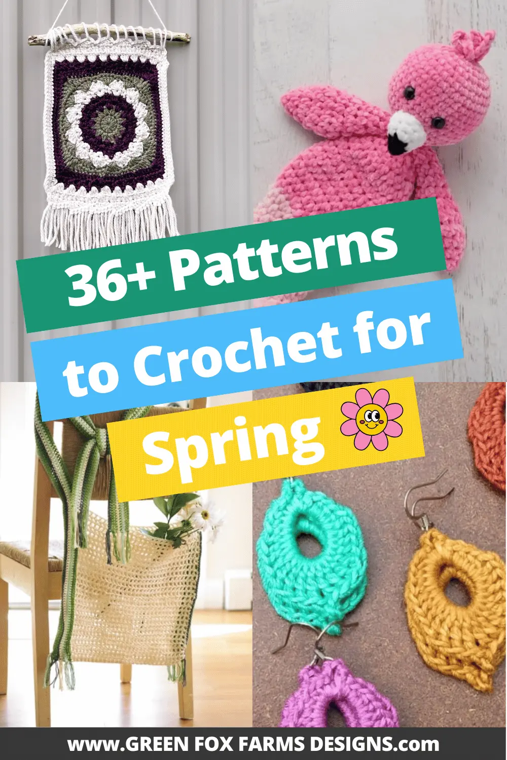crochet 36 Best Spring Crochet Patterns Roundup by Green Fox Farms Designs © 2026 Pin 2