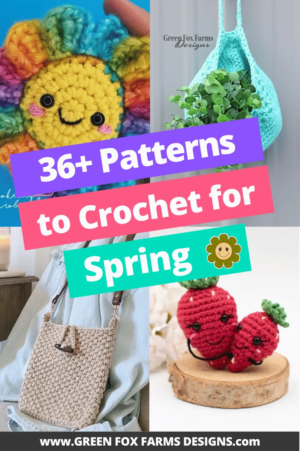 crochet 36 Best Spring Crochet Patterns Roundup by Green Fox Farms Designs © 2026 Pin 6