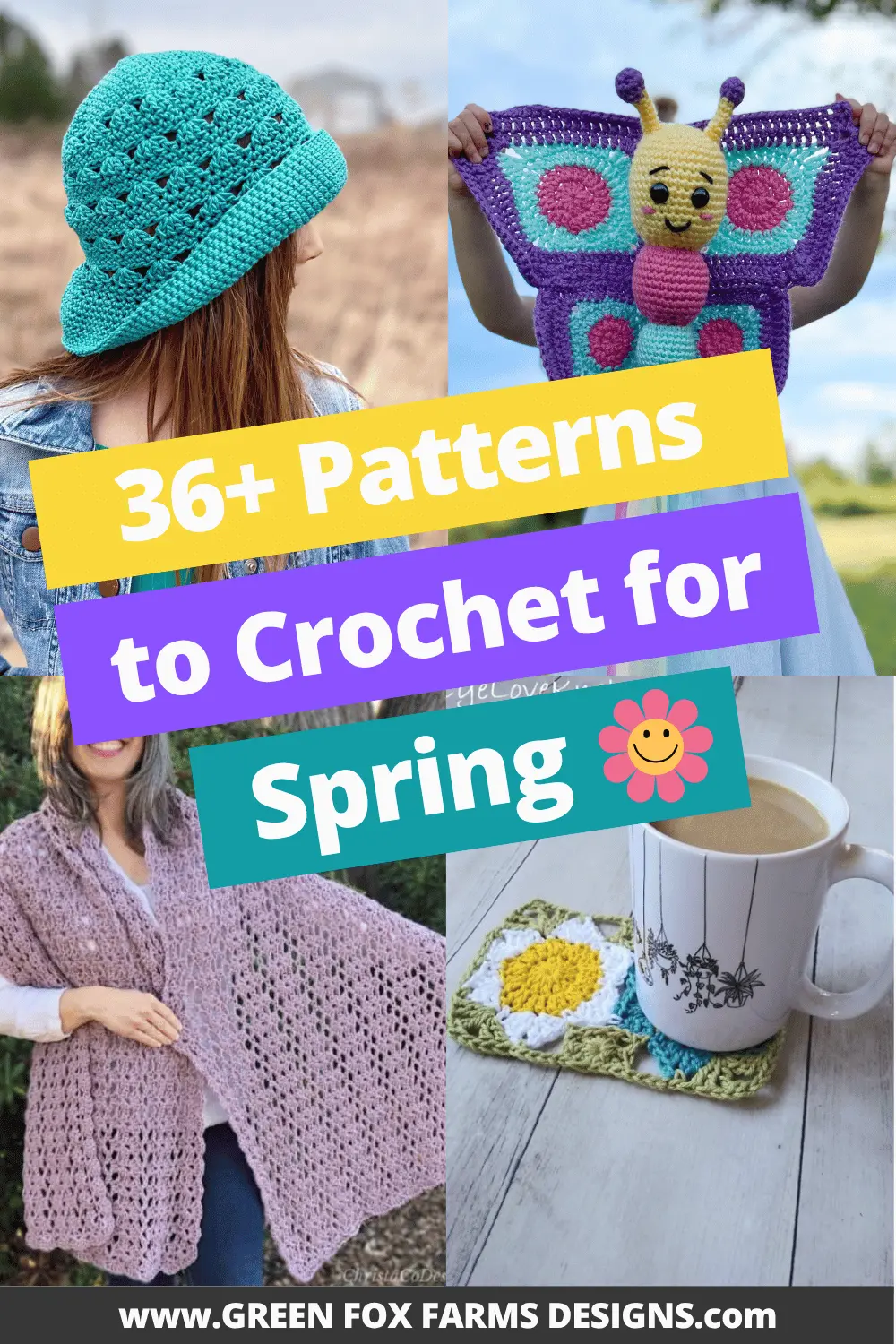 crochet 36 Best Spring Crochet Patterns Roundup by Green Fox Farms Designs © 2026 Pin 8
