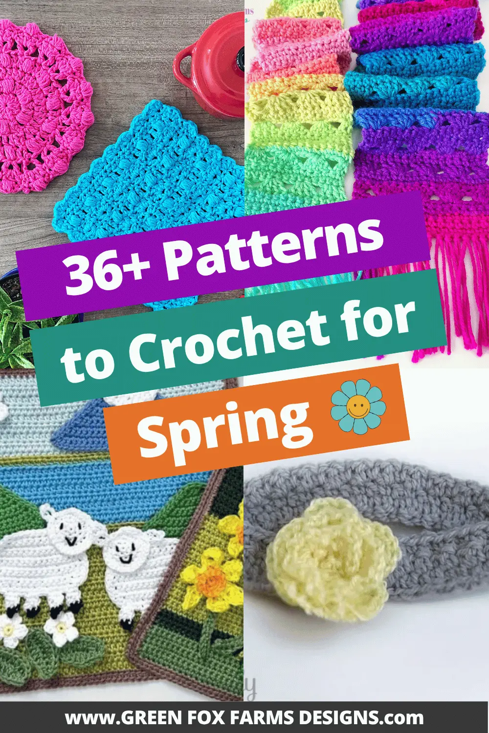 crochet 36 Best Spring Crochet Patterns Roundup by Green Fox Farms Designs © 2026 Pin 9