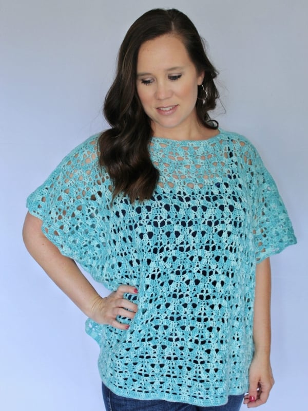 Free Crochet Poncho Pattern – Bindi Poncho