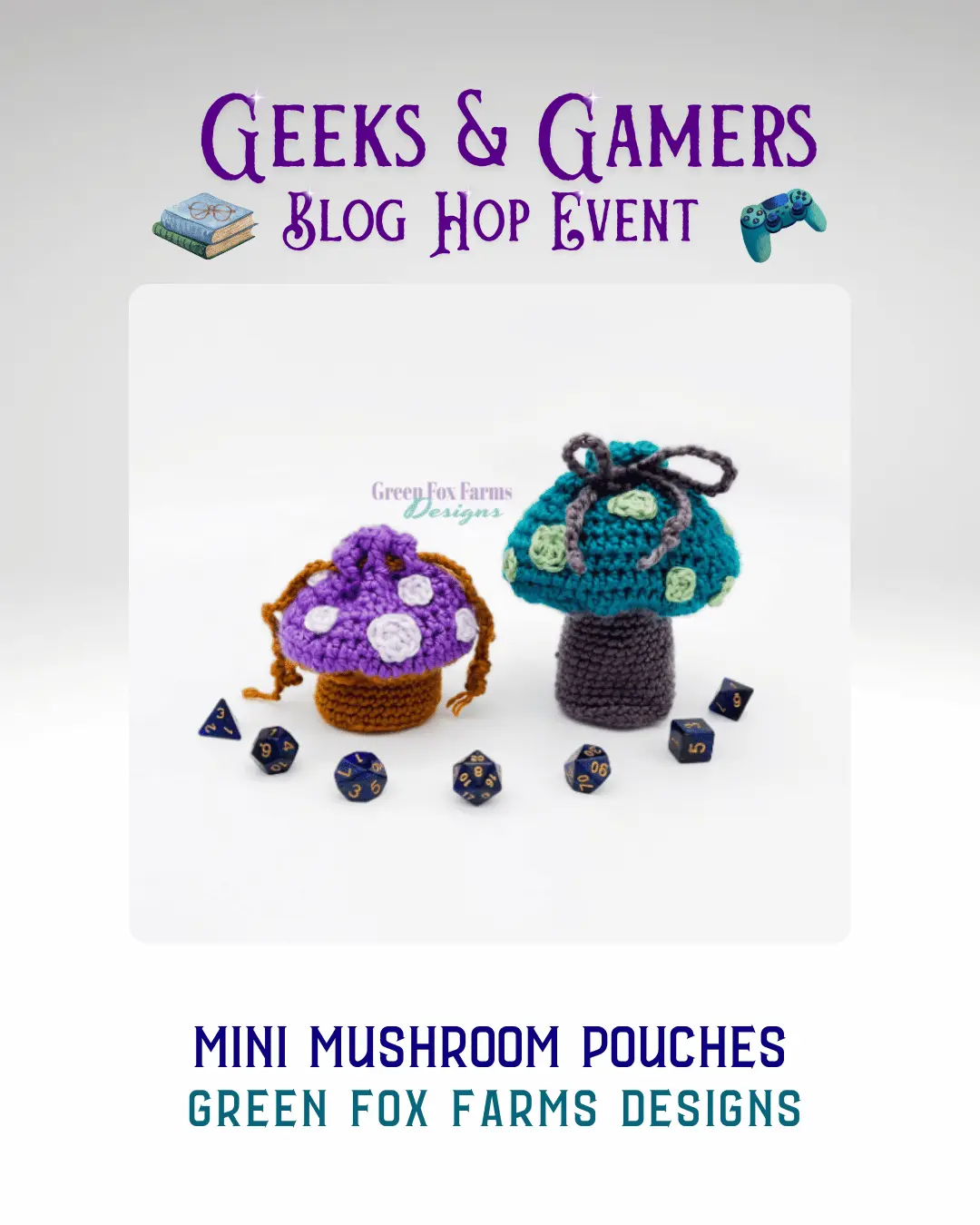 Fathers Day Crochet patterns blog hop hopscotch sofa sidekick by green fox farms designs gray