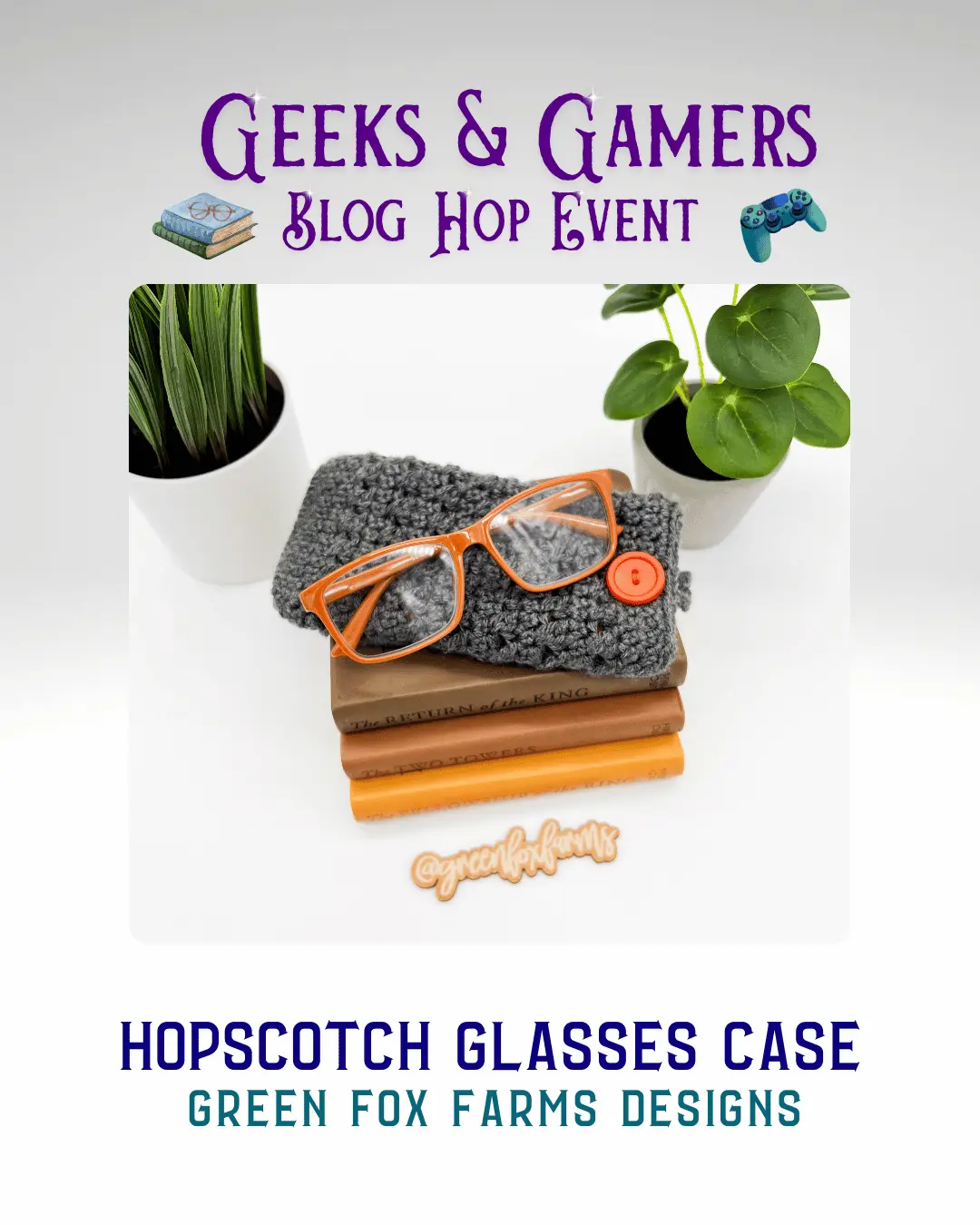 Fathers Day Crochet patterns blog hop hopscotch sofa sidekick by green fox farms designs gray