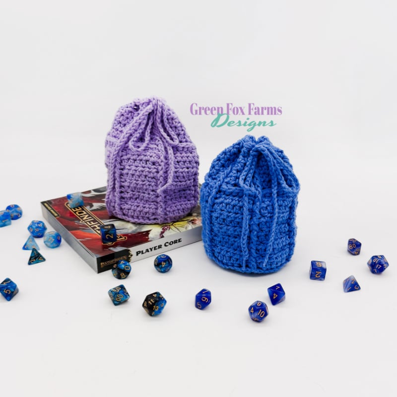 Easy crochet cauldron pattern by Green Fox Farms Designs © 2025 web