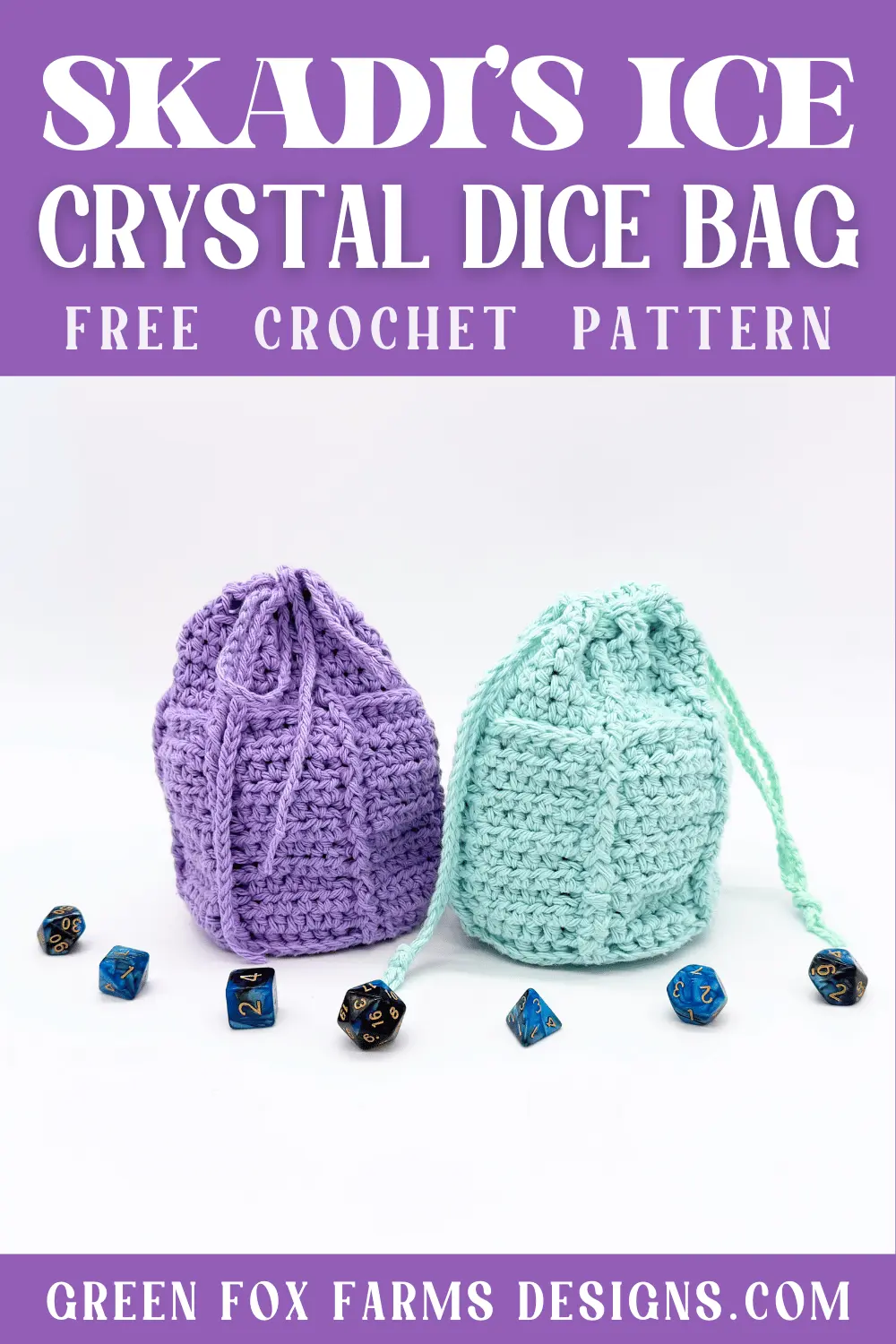 crochet Skadi Icicle Crochet Dice Bag Pattern Free 2