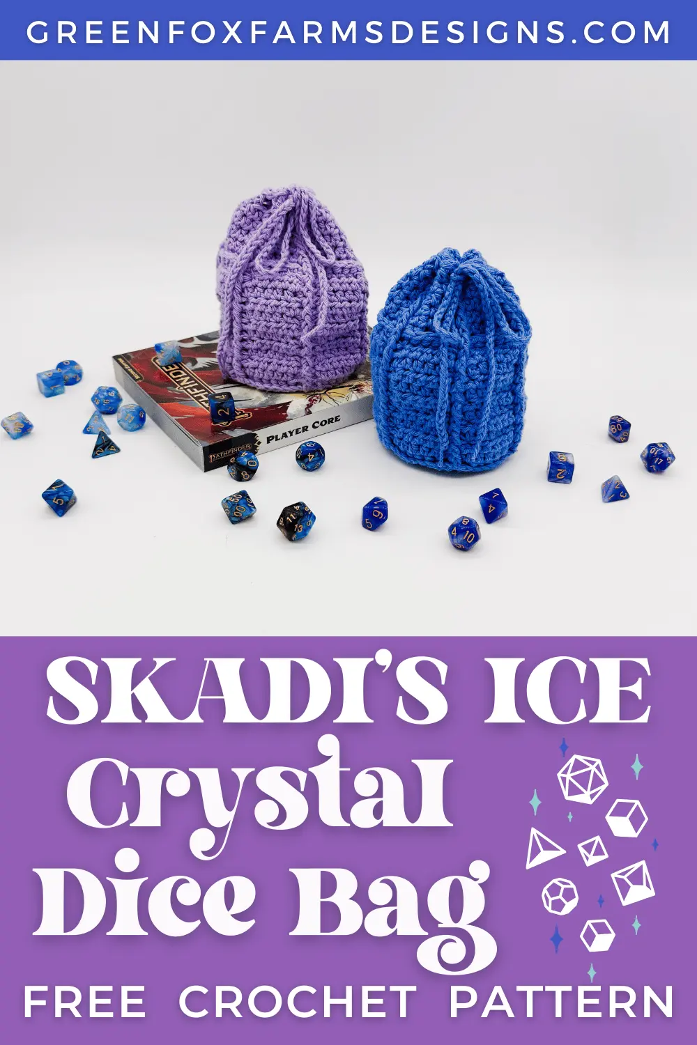 Beautiful Sweet Stripes Stockings in Red, Green, and Purple. Create your own handmade stockings with this crochet Christmas Stocking tutorial. Crochet a Stocking in Small, Medium, or Large sizes with this farmhouse Christmas Stocking crochet pattern by greenfoxfarmsdesigns.com