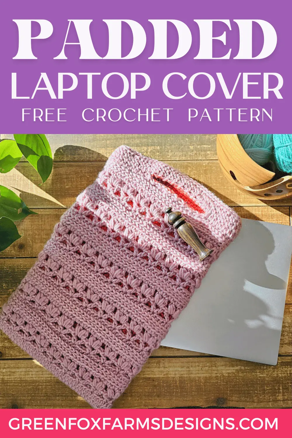 Beautiful Sweet Stripes Stockings in Red, Green, and Purple. Create your own handmade stockings with this crochet Christmas Stocking tutorial. Crochet a Stocking in Small, Medium, or Large sizes with this farmhouse Christmas Stocking crochet pattern by greenfoxfarmsdesigns.com