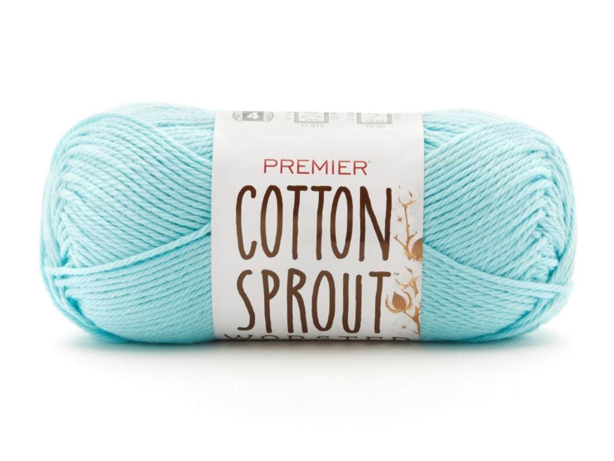 cotton sprout aqua crochet cotton sprout aqua