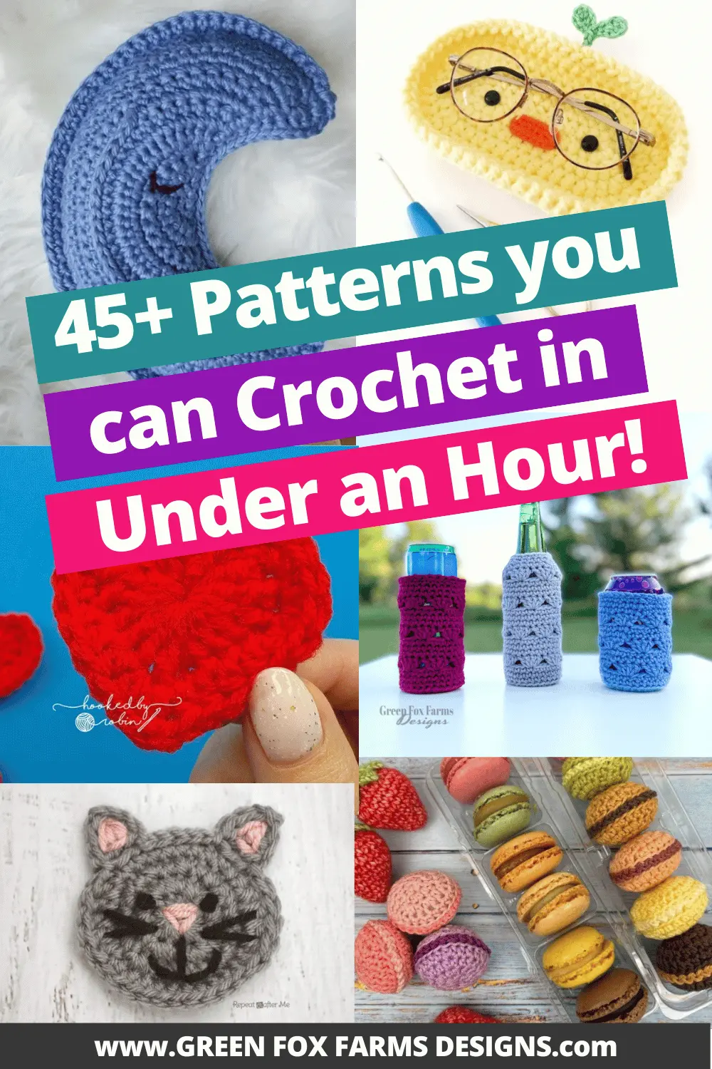 45 Best Quick Crochet Projects Patterns Roundup by Green Fox Farms Designs © 2026 Pin 1 crochet 45 Best Quick Crochet Projects Patterns Roundup by Green Fox Farms Designs © 2026 Pin 1