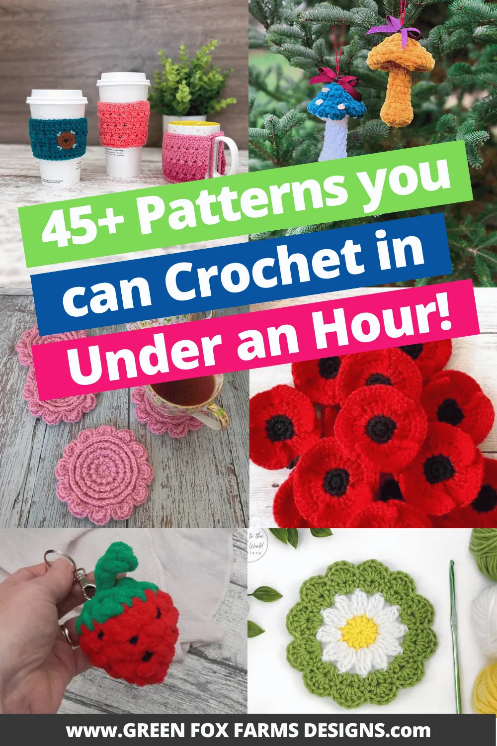 45 Best Quick Crochet Projects Patterns Roundup by Green Fox Farms Designs © 2026 Pin 5 crochet 45 Best Quick Crochet Projects Patterns Roundup by Green Fox Farms Designs © 2026 Pin 5