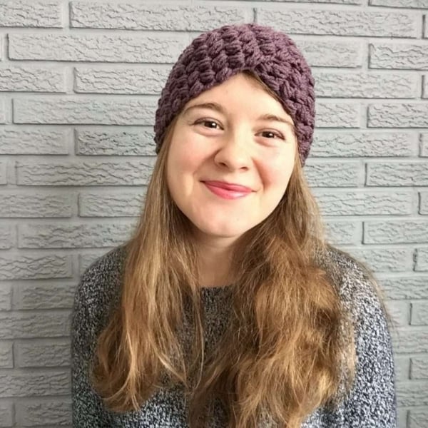 Puff Stitch Ear Warmer by This Pixie Creates